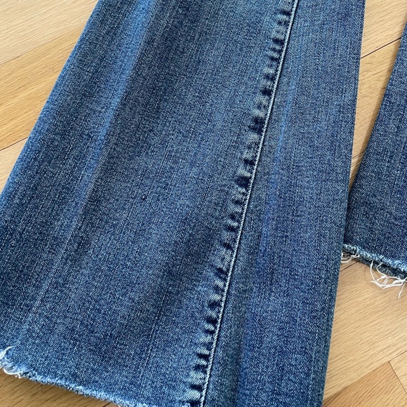 Mother The Weekender Fray Jeans - Walking On Coals - Size 24 - Picture 16 of 16